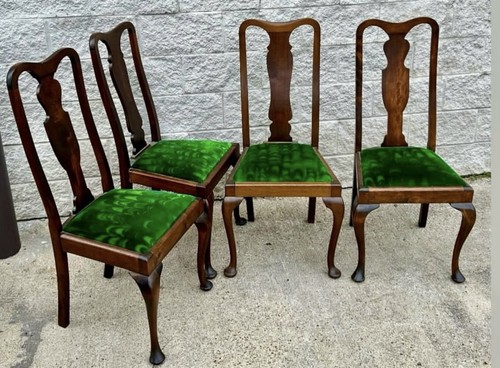 Vintage mahogany queen anne - mahogany,