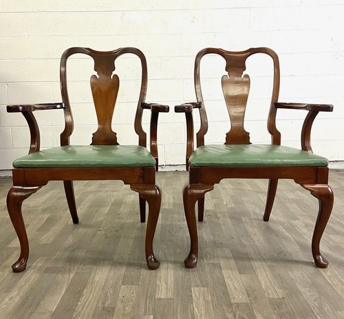 Vintage queen anne wood and - vintage,