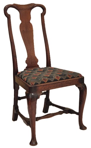 Queen anne chair c1730 - queen, c1730,
