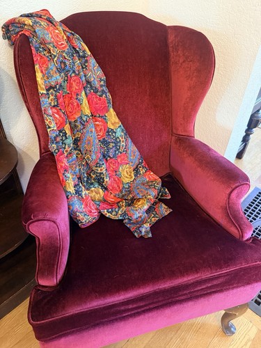 Pair vintage queen anne red - vintage,