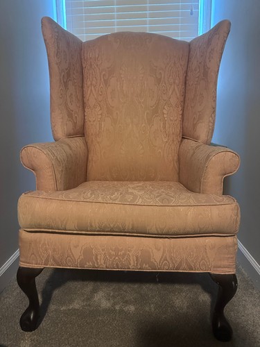 Queen ann style wingback chair - queen,