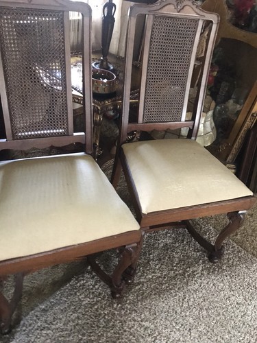 Pair queen anne - formal, side