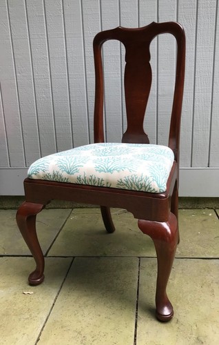 Queen anne style mahogany side - style,