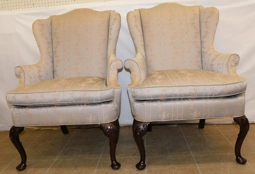 Pair hickory chair queen - of,