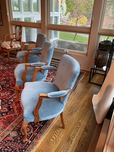Queen anne style solid walnut - style,
