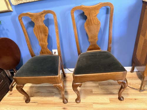 19c english pair queen anne - 19c,